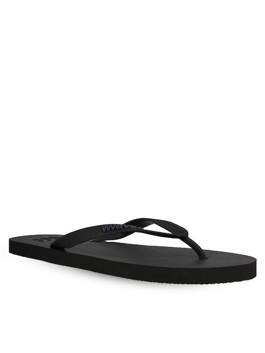 Parex Men's Flip Flops Black