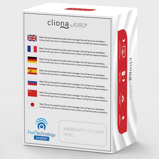 Kiiroo Cliona Clitoral Vibrator 1.15cm Pink