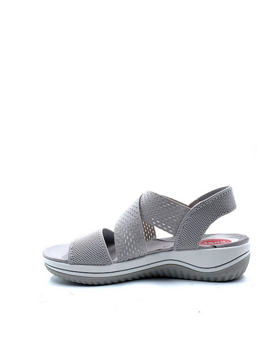 Jana Women's Flat Sandals Anatomic in Gray Color