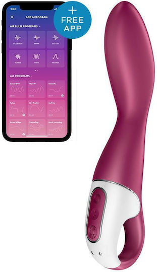 Satisfyer Heated Thrill Δονητής G-Spot με Απομακρυσμένο Έλεγχο 20.5cm Μωβ