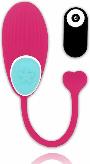Dream Love Happy Loky Ocian Vibrator Egg with Remote Control 19.5cm Pink