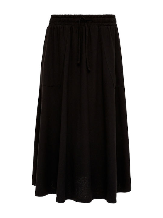 Red Label Midi Skirt Red