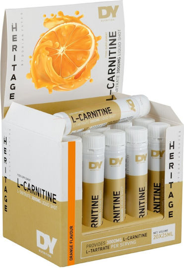 Dorian Yates Liquid L-Carnitine с Карнитин 3000мг и Вкус Праскова 20 x 1мл