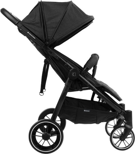 Kikka Boo Happy 2 Double Stroller Suitable for Newborn Black 11.5kg