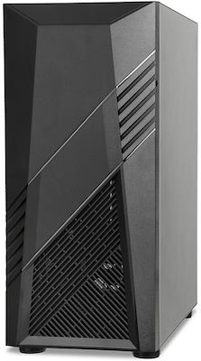 iBox LUPUS 71 Gaming Midi Tower Computer Case with RGB Lighting Black