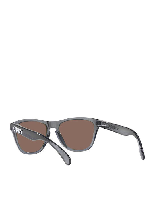 Oakley Frogskins Square Kids Sunglasses With Mirror Lens Black