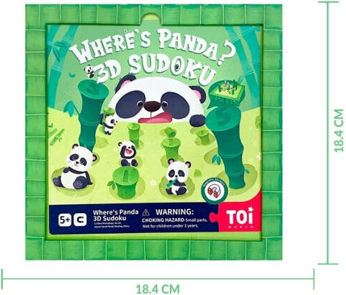 Настолна игра Where's Panda 5+ години (EN) Toi World