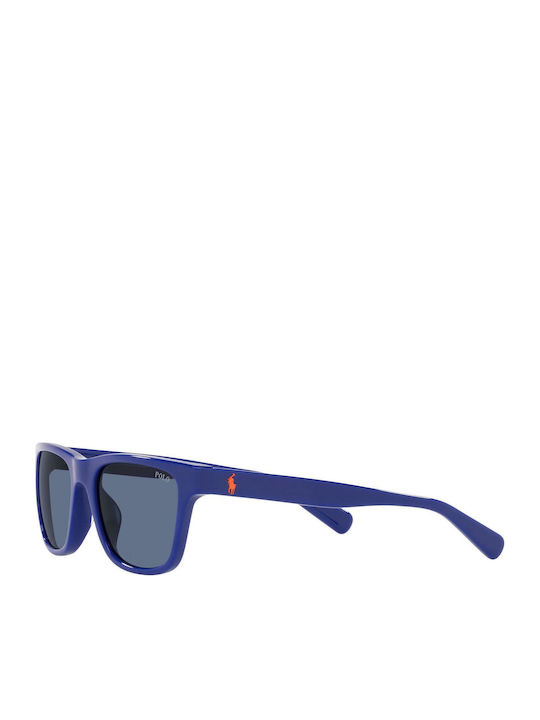 Ralph Lauren Quadratische Kinder-Sonnenbrillen Blau