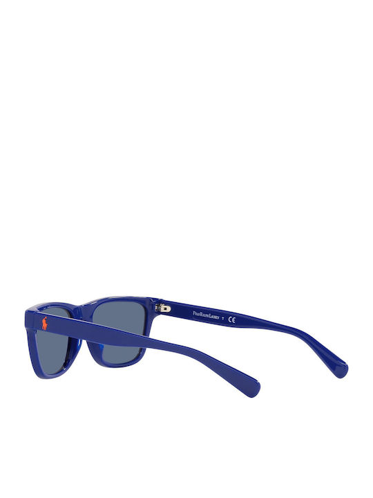 Ralph Lauren Quadratische Kinder-Sonnenbrillen Blau