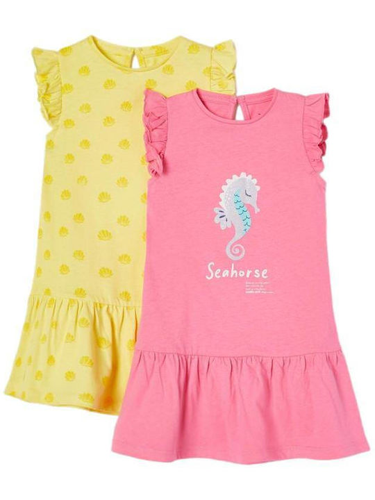 Zippy Kids Dress Sets Sleeveless Multicolour