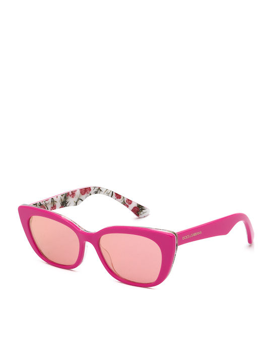 Dolce & Gabbana Ochelari De Soare Pentru Copii Ochi De Pisică Roz