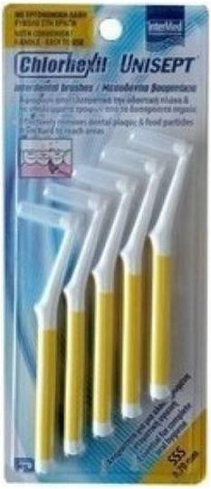 InterMed Chlorhexil Interdental Brushes 0.7mm Yellow 5pcs