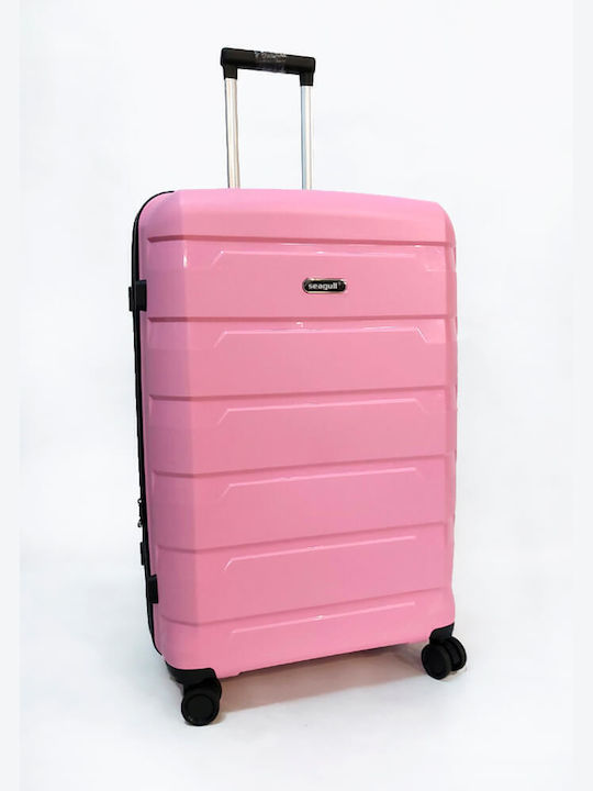 Diplomat Großer Die Möwen-Kollektion Hart Rosa Reisekoffer mit 4 Rädern Höhe 76cm