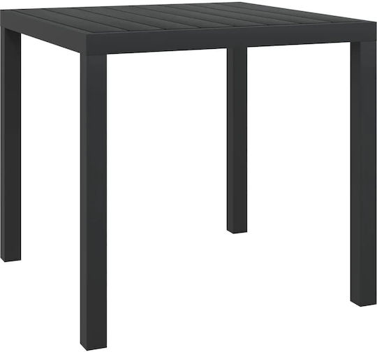Garten- und Outdoor-Möbelsets für kleinen Raum 3 Stück Schwarz mit Kissen