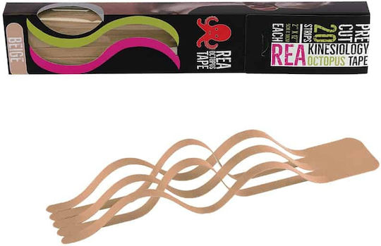 Rea Tape Octopus Verbände 5 x 30cm Beige 20Stück