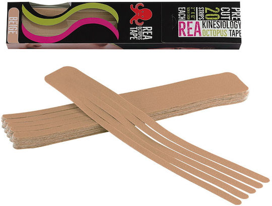 Rea Tape Octopus Kinesiology Tapes 5 x 30cm Beige 20pcs