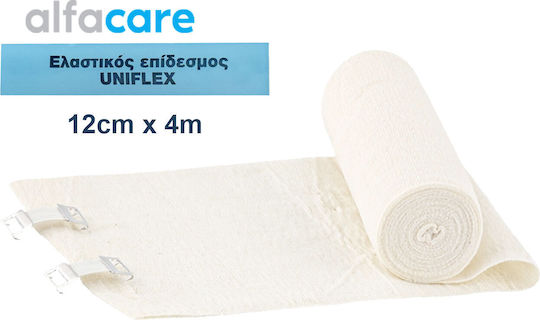 Alfa Care Uniflex Elastic Bandage 12cm x 4m Beige