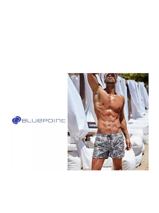 Bluepoint Men's Swimwear Printed Shorts Gray