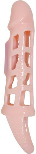 Baile Extending Sleeve With Vibration Προέκταση Πέους με Δόνηση Flesh 13.5cm