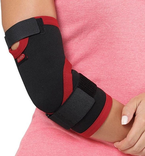 Aurafix 301 Elastic Elbow Brace in Black color
