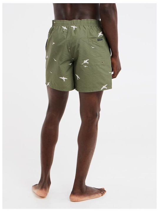 Protest Men's Swimwear Shorts Khaki with Patterns