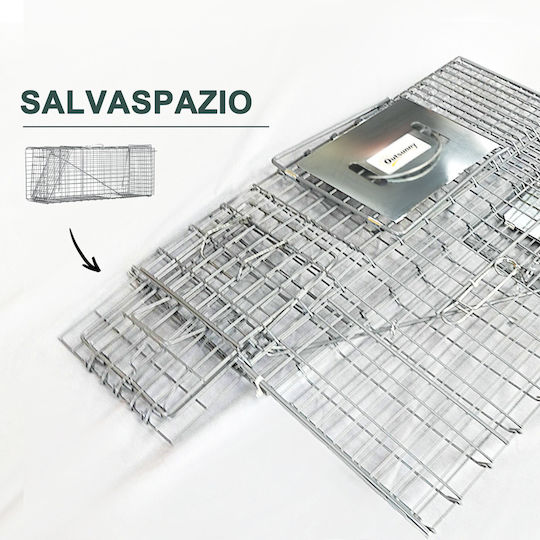 Outsunny Κλουβί από Μέταλλο 81x26x34.5cm AB0-018V01SR