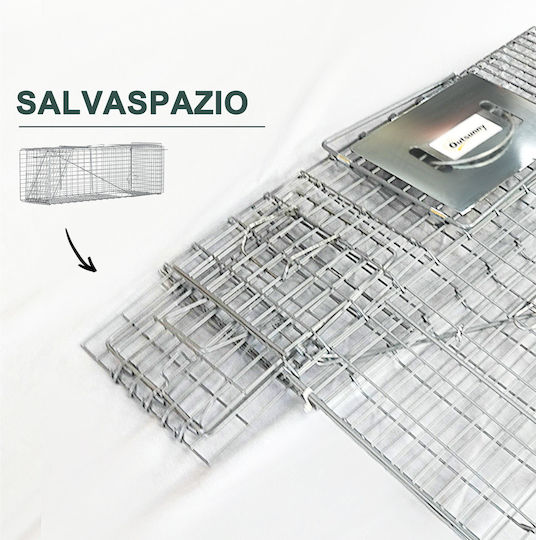 Outsunny Клетка από Μέταλλο 93x31x34.5см AB0-018V02SR 1бр