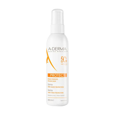 A-Derma Protect Promo Crema protectie solara Loțiune pentru Corp SPF50 în Spray 200ml