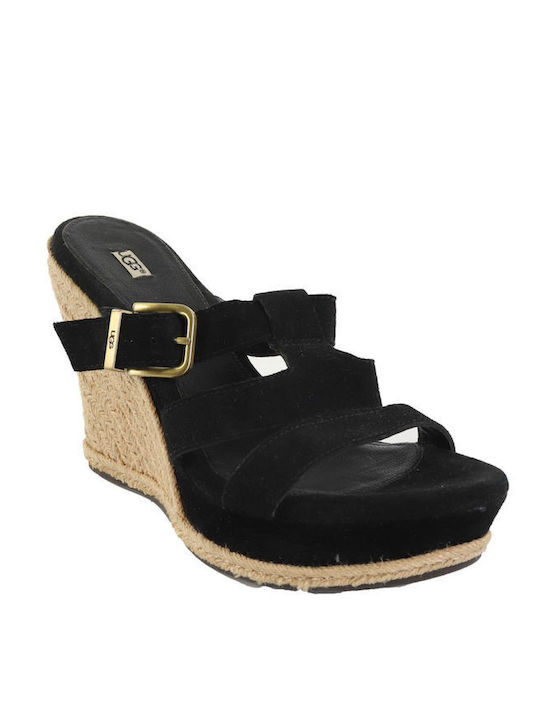 Ugg Australia Hedy Platforme dama în stil papuci Negre