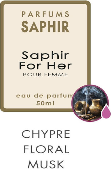 Saphir For Her Eau de Parfum 50ml