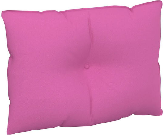 vidaXL Wasserdichtes Sitzbank-Kissen mit Rückenlehne Rosa 3 Stück