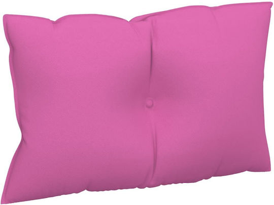 vidaXL Wasserdichtes Sitzbank-Kissen mit Rückenlehne Rosa 3 Stück