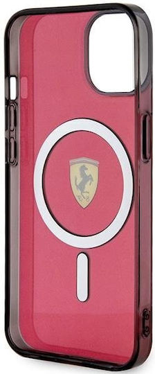Ferrari Back Cover Silicon Roșu (iPhone 14)