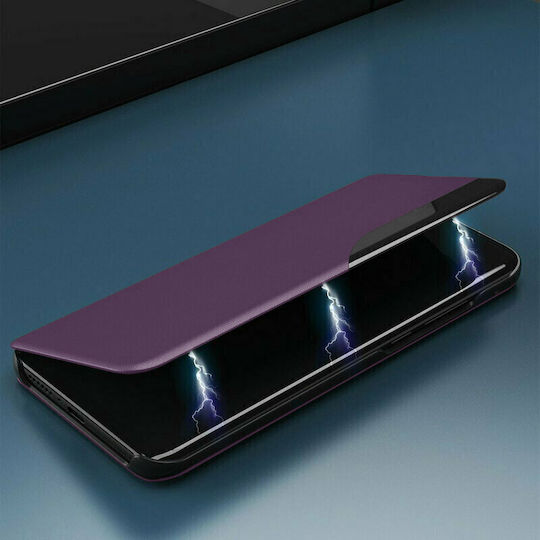 Techsuit eFold Buchen Sie Synthetisches Leder Lila (Huawei P30 Pro)