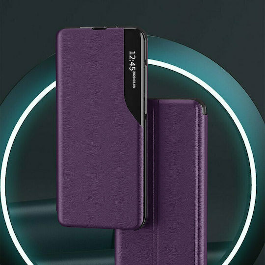 Techsuit eFold Buchen Sie Synthetisches Leder Lila (Huawei P30 Pro)