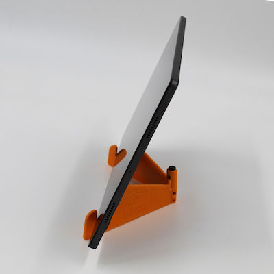 ARTPLAST Mobile Holder 4-20x11.5x4cm Plastic Folding Base Orange