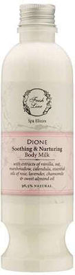 Fresh Line Dione Soothing & Nurturing Body Milk Moisturizing Lotion with Lavender Scent 250ml