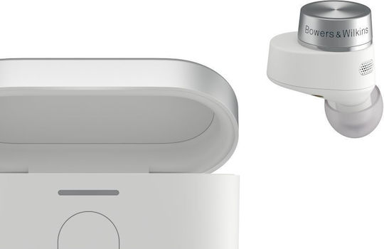 Bowers & Wilkins Pi7 S2 In-Ear Bluetooth-Freisprecheinrichtung Kopfhörer mit Schweißresistenz und Ladeetui Weiß