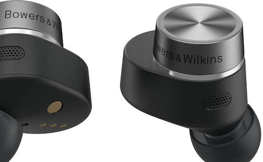 Bowers & Wilkins Pi7 S2 In ear Bluetooth хендсфри Слушалки с Устойчивост на Пот и Кутийка за Зареждане Черен