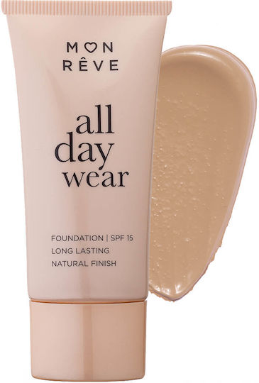 Mon Reve All Day Wear Foundation SPF15 35ml