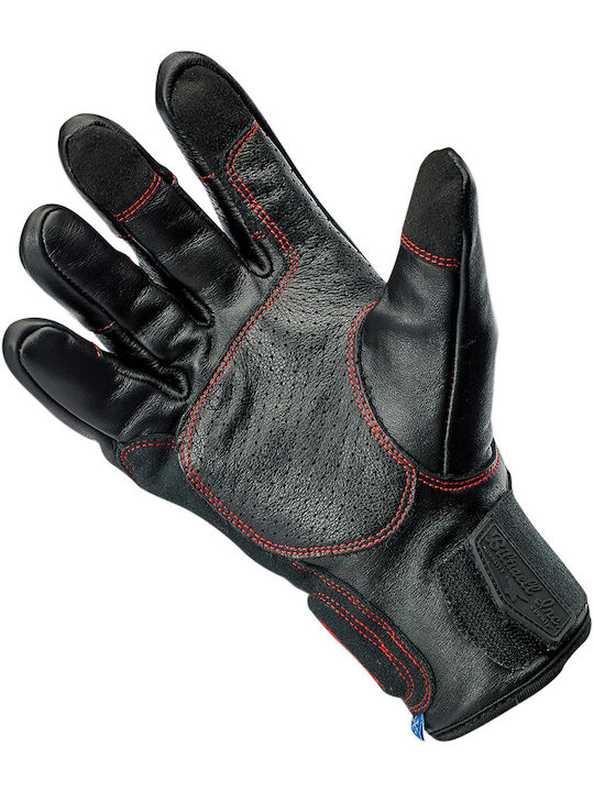 Biltwell Belden Зимни Мъжки Мотоциклетни ръкавици Черен