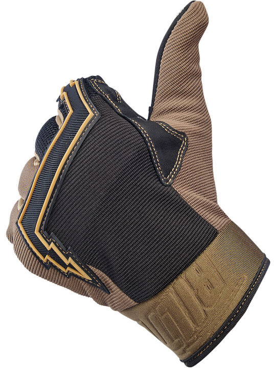 Biltwell Baja Мъжки Motocross ръкавици Chocolate/Black