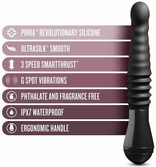 Temptasia Lazarus Вибратор G-Spot 25.4см Черен
