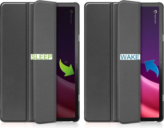 Tech-Protect Smartcase Флип капак Черен (Lenovo Tab P11 (второ поколение) 11,5")