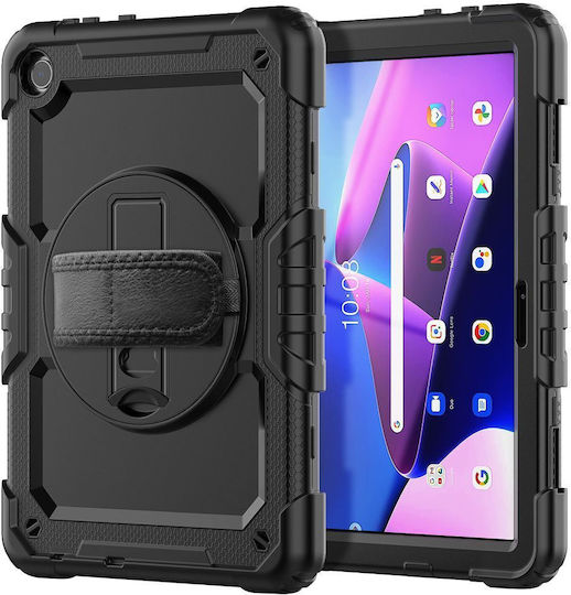 Tech-Protect Solid360 Umschlag Rückseite Schware (Lenovo Tab M10 (3. Gen.) 10,1" TB-328)
