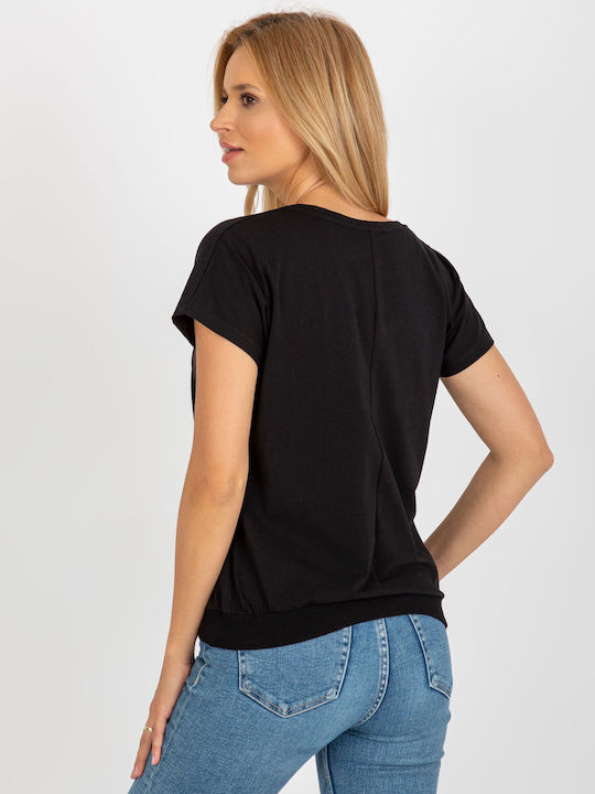 Rue Paris Femeie Tricou Negru