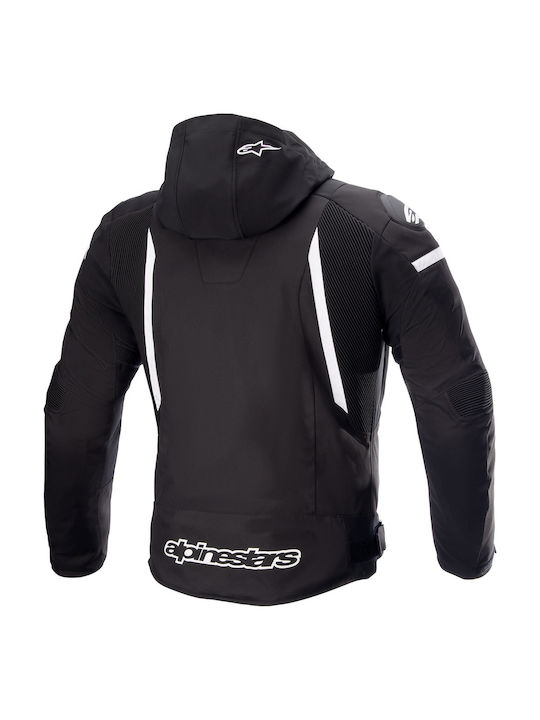 Alpinestars Zaca Men's Riding Jacket 4 Seasons Waterproof Black/White