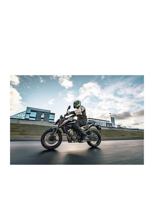 Icon Contra 2 Perf Bărbătesc Geacă de motocicletă 4 Sezoane Alb