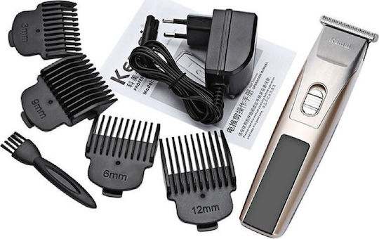 Kemei Rechargeable Hair Clipper Gold KM-2158