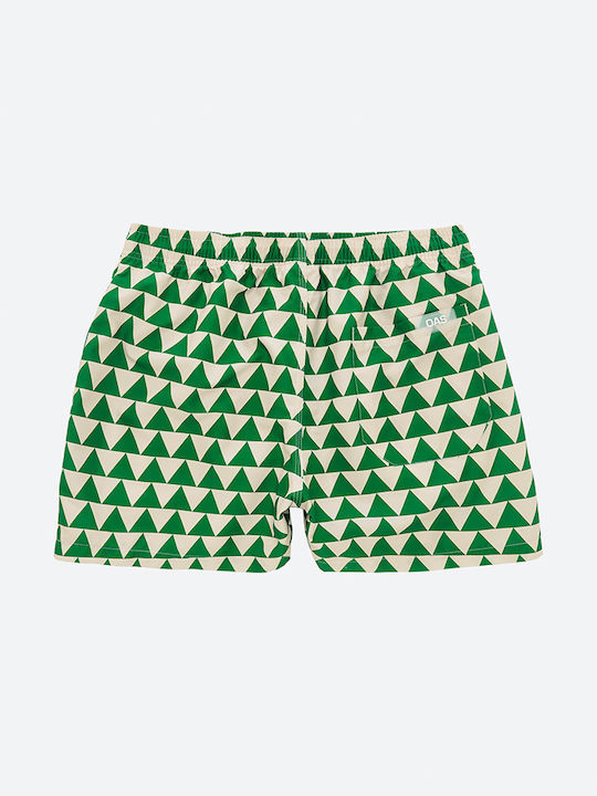 OAS Triangle Jungle Swim Shorts Green